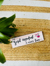 Secret Ingredient is always Love | 13 x 4 inches rectangular plank