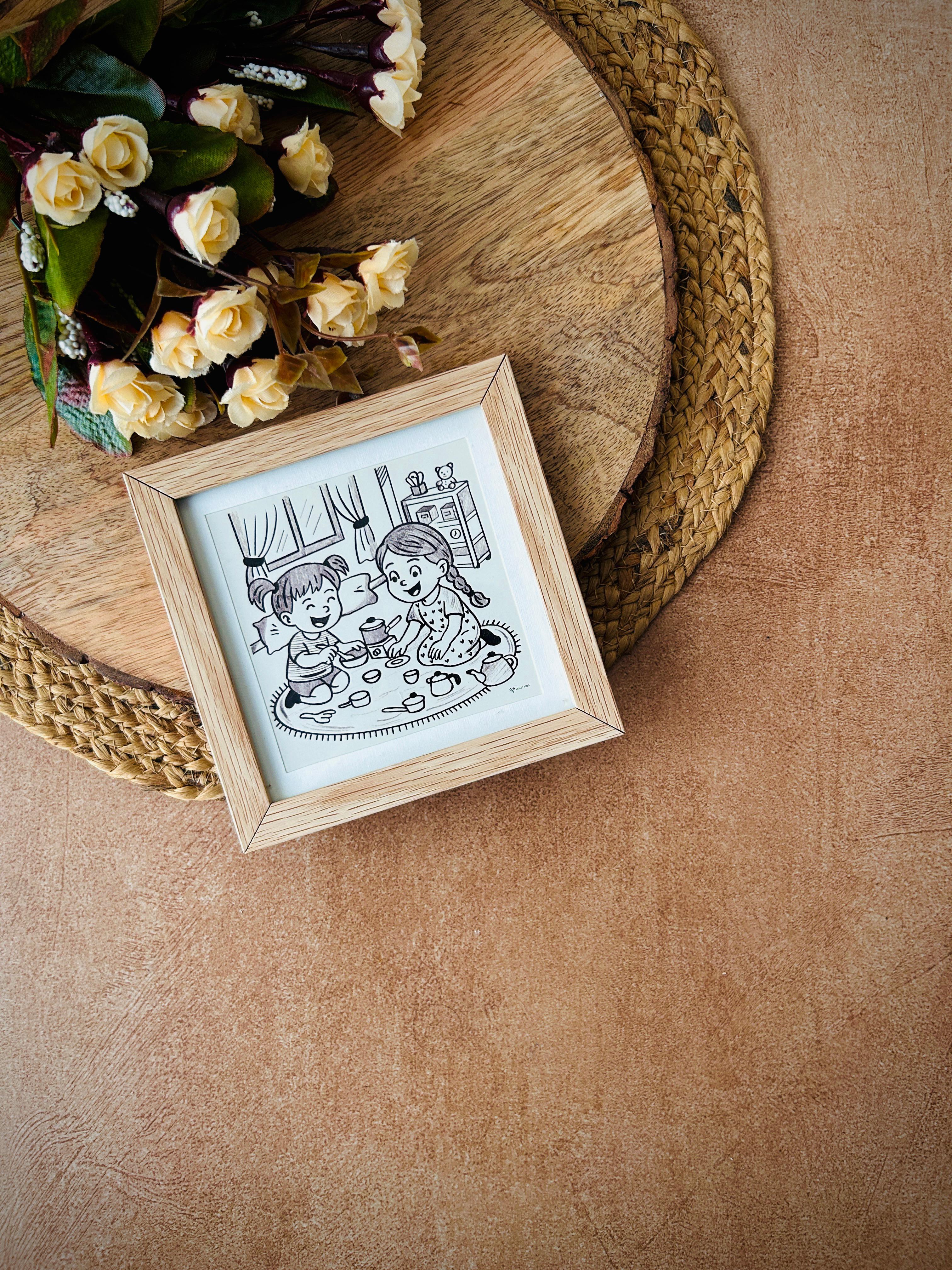 One where our kitchen had no walls | No caption Needed Wall Frame