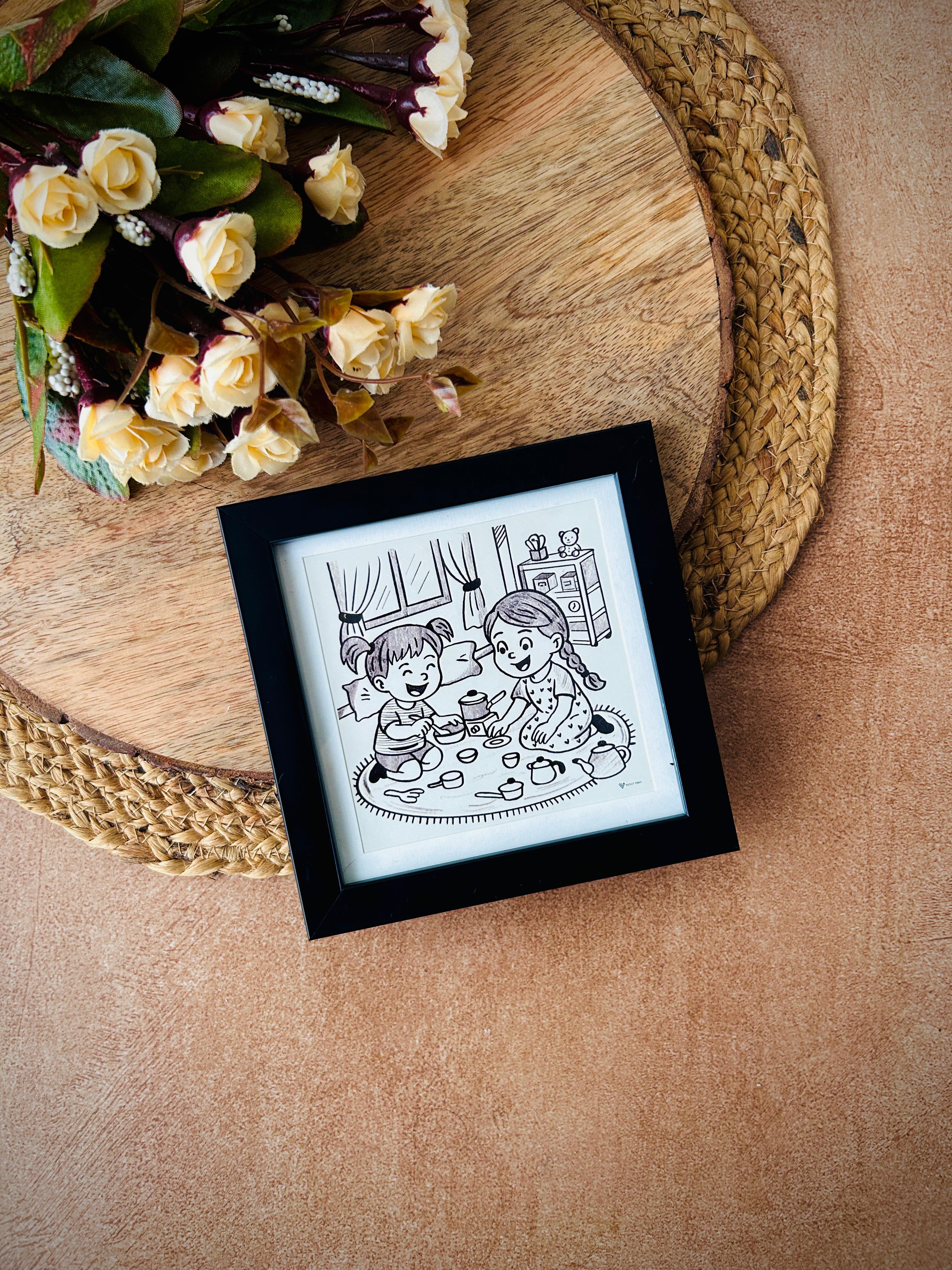 One where our kitchen had no walls | No caption Needed Wall Frame