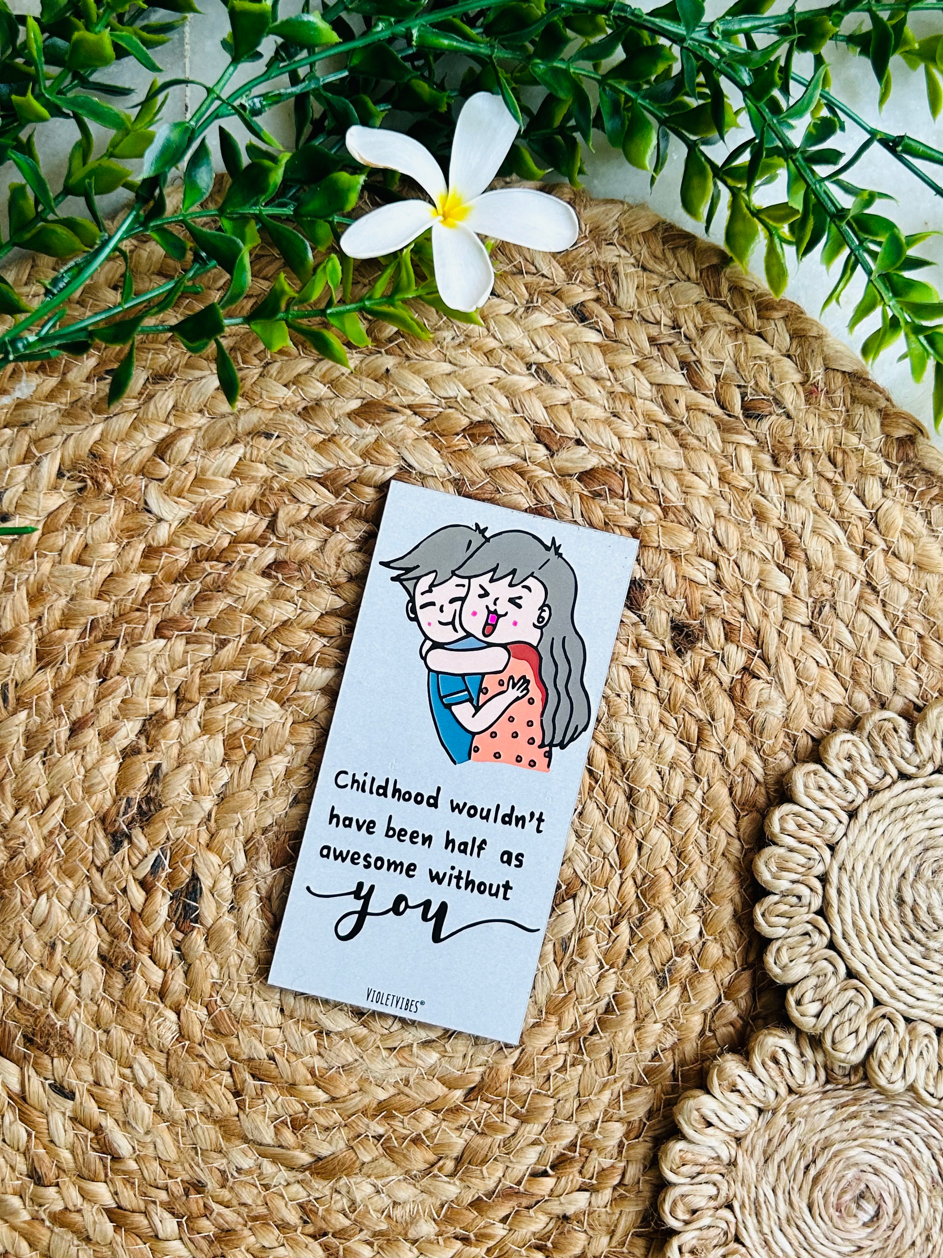 Childhood | Rakhi Fridge Magnet + Rakhi Thread