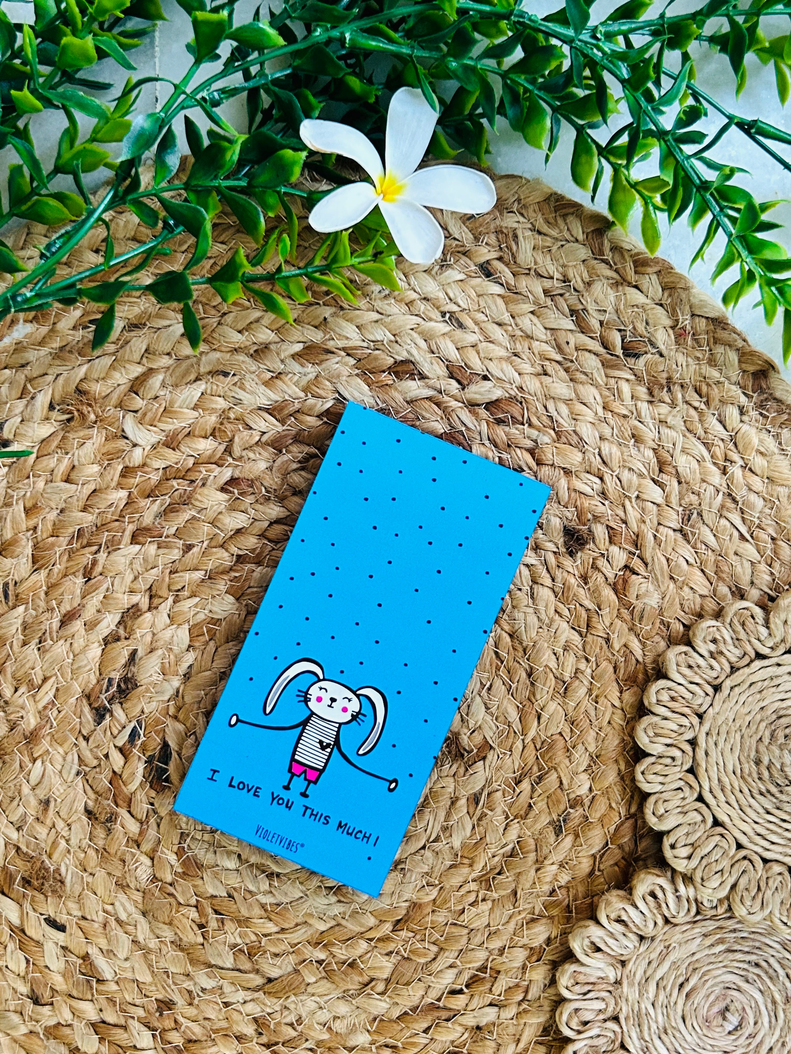 I love you this much | Rakhi Fridge Magnet + Rakhi Thread