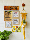 Together is our favorite place to be’ combo with plant hanger set | Wall Decor