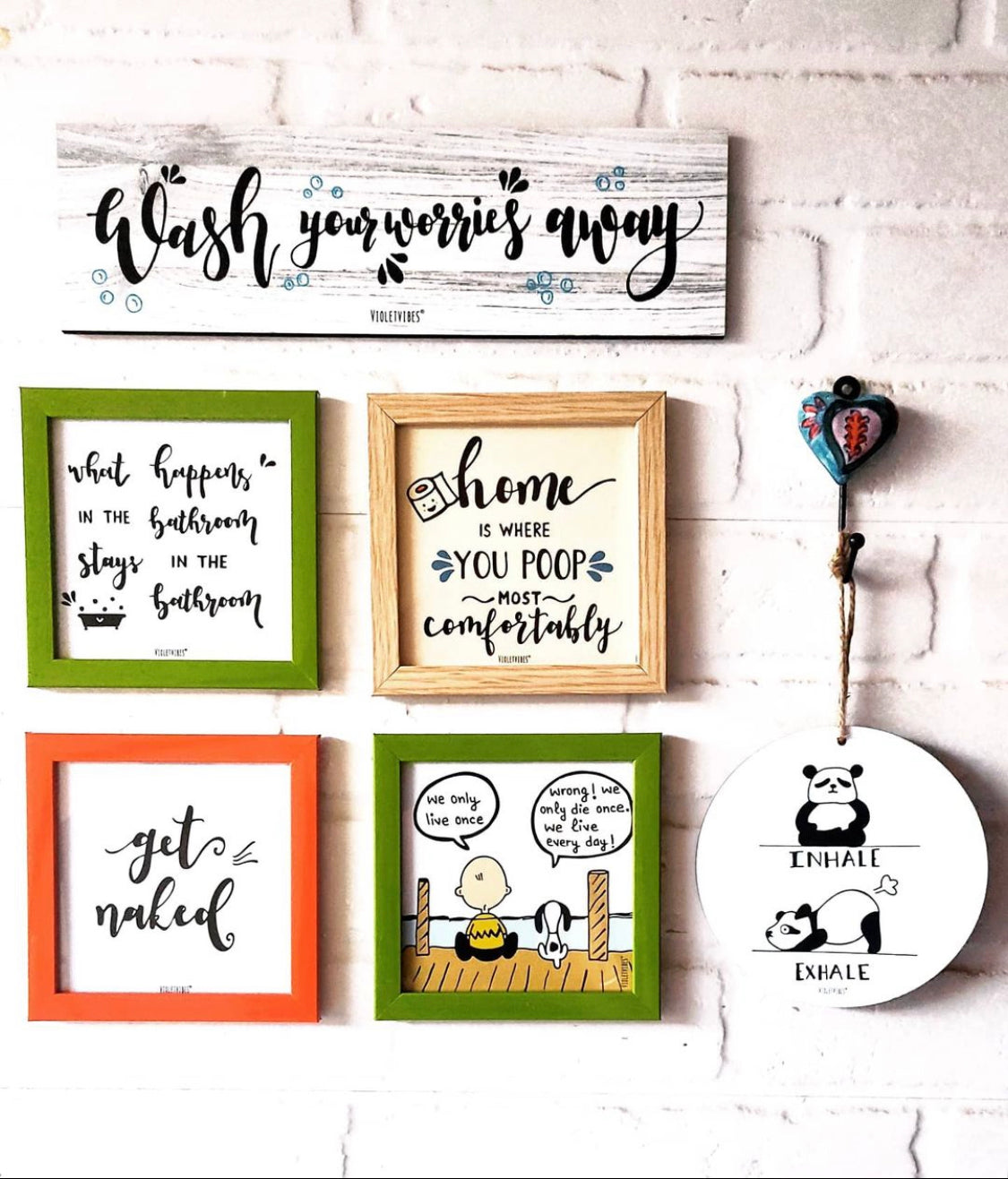 Colorful Restroom Set-up | Restroom Decor