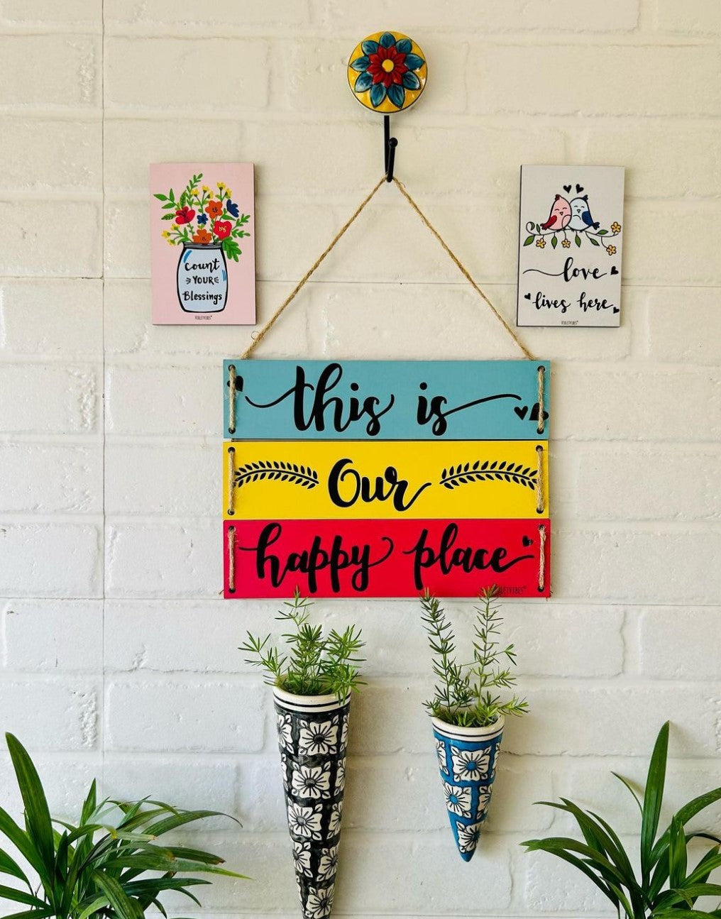 This is our happy place | Balcony Decor