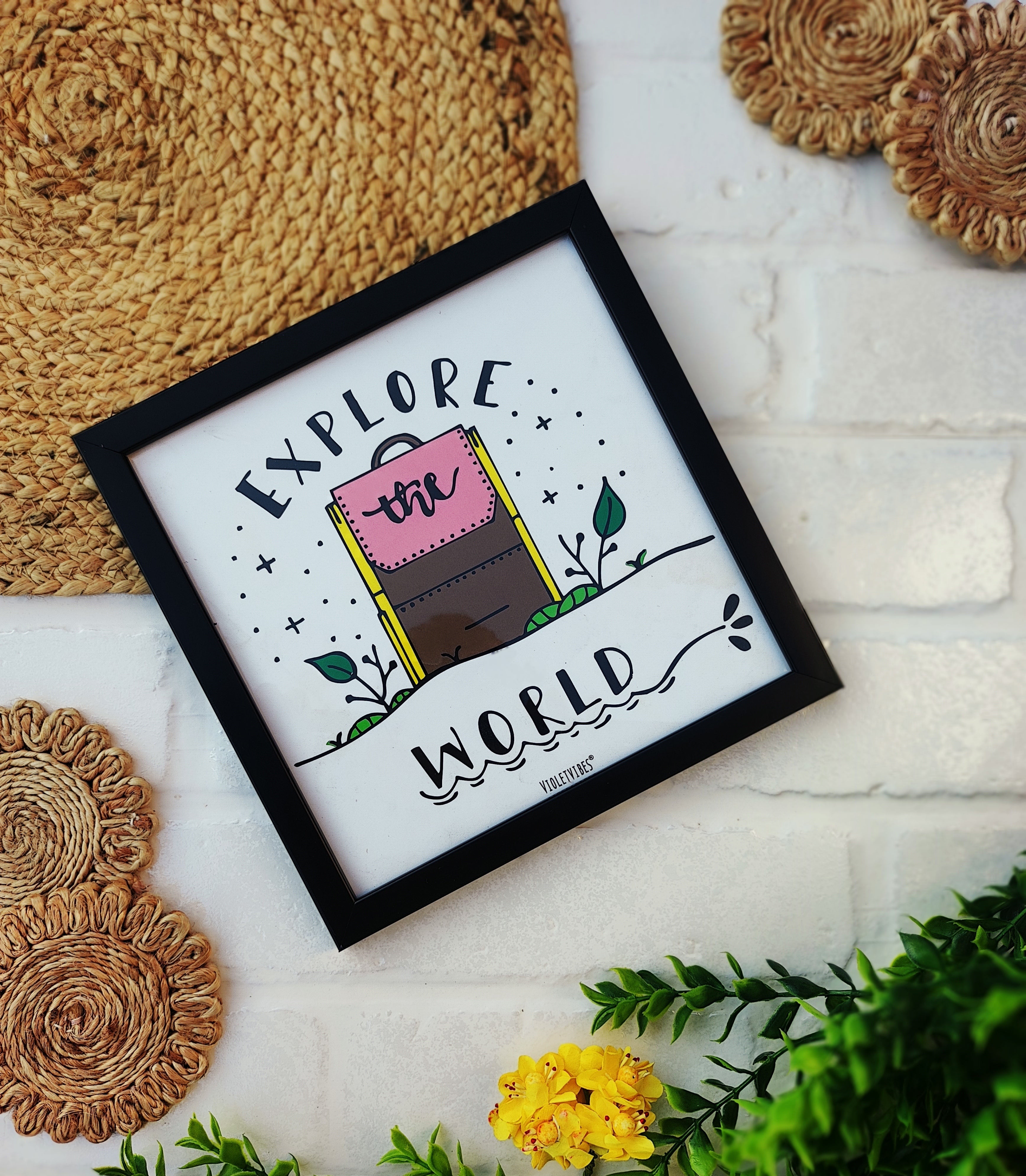 Explore the world | Big Wall Frame