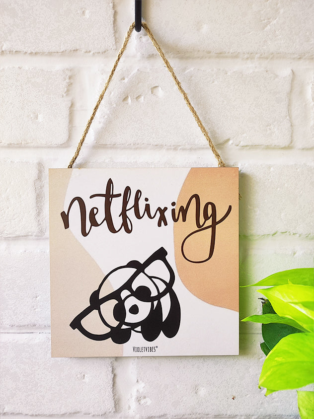 Netflixing | 6 inches Square Hangings or Stick-ons