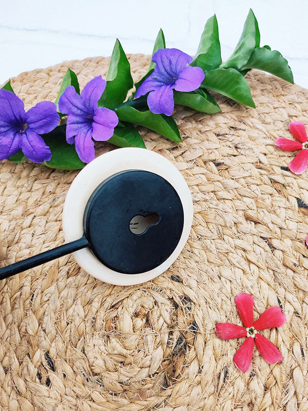 Ceramic Hooks | Green Round