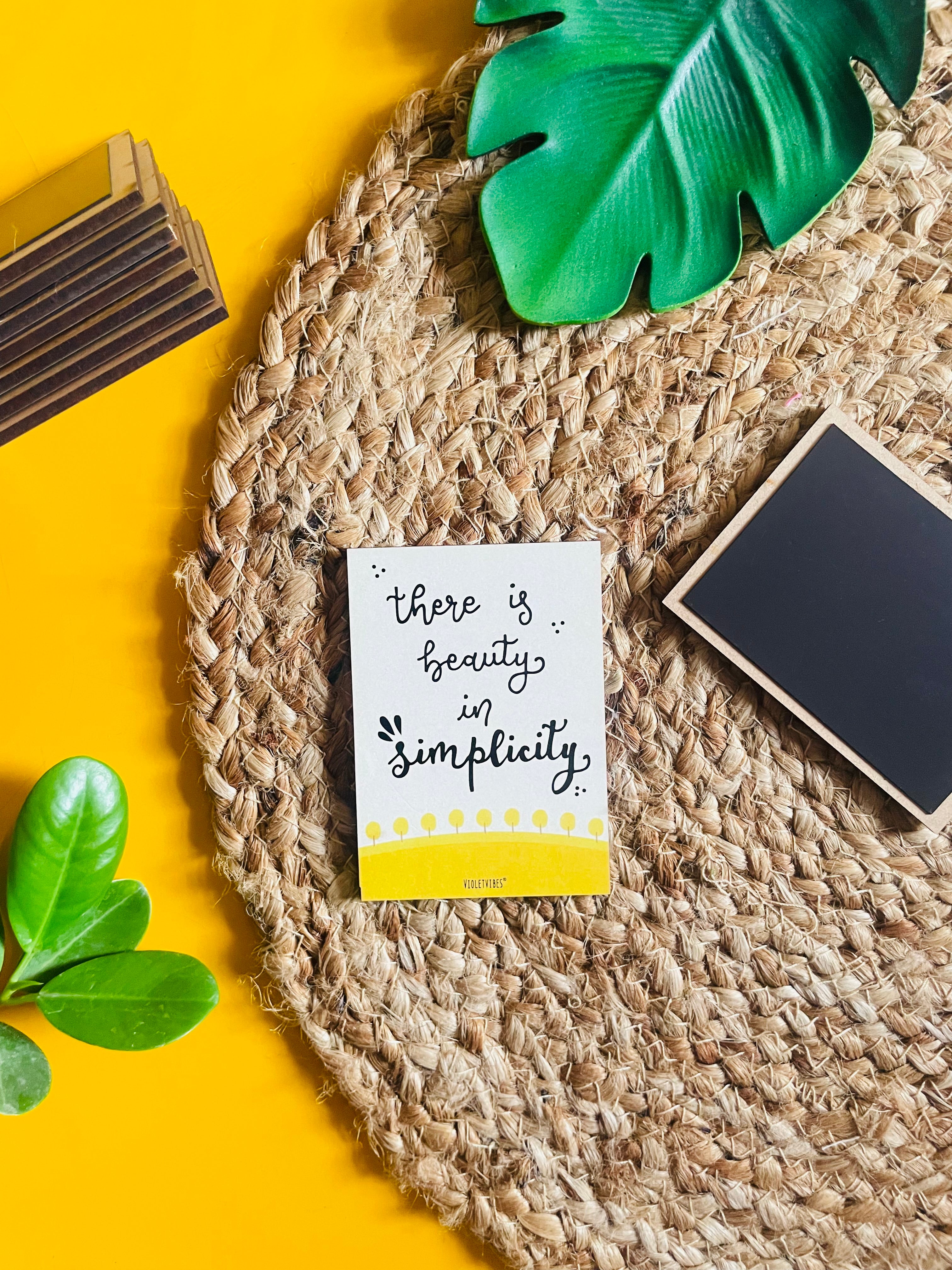 There is beauty in simplicity | 3.5x2.5 Inches Magnet