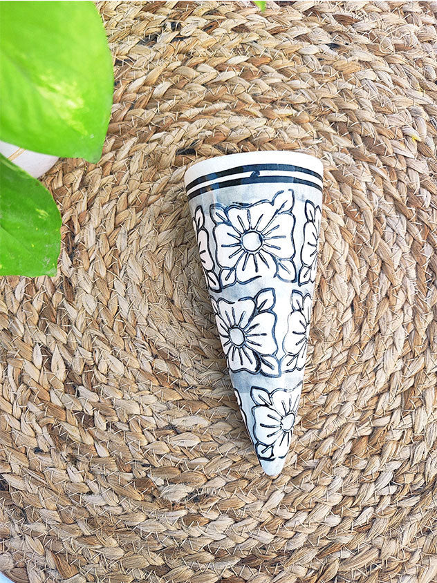 Mini Conical Planter | Grey Square | Buy 3 get 3 offer applicable| USE CODE