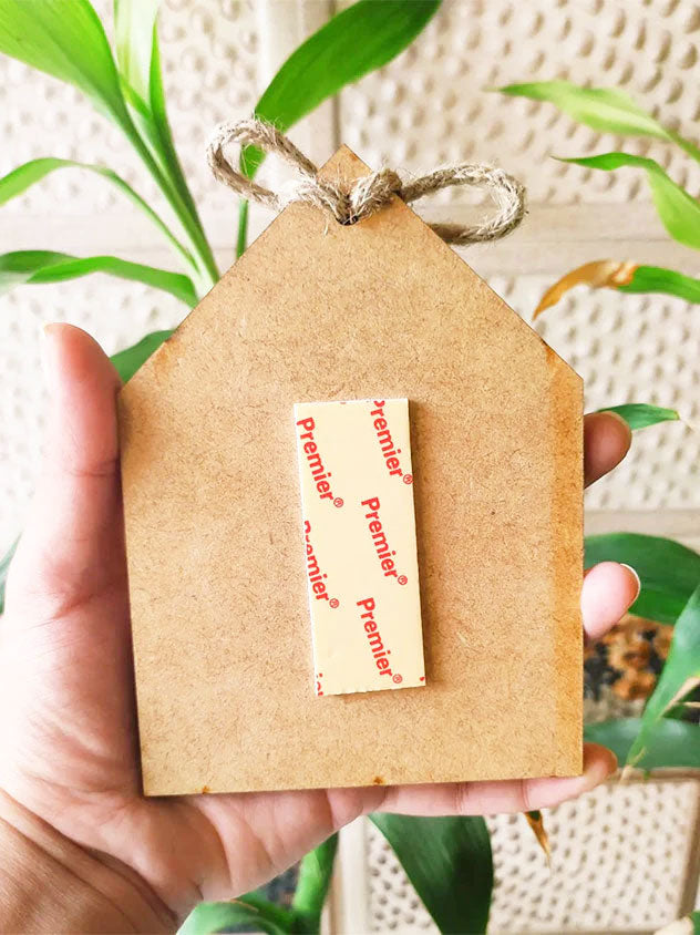 Life is beautiful | 5 x 5 inches Bow Huts