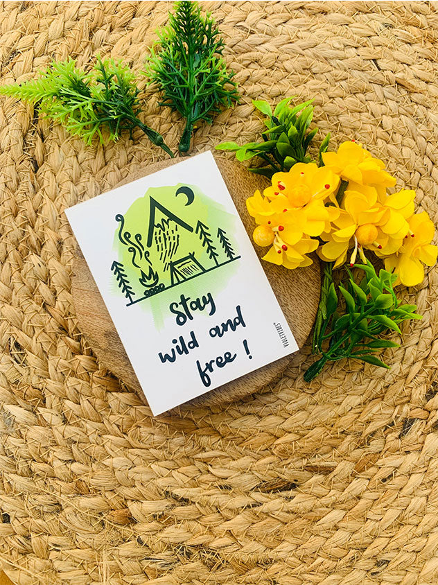 Stay wild and free | 3.5 x 2.5 inches Magnet