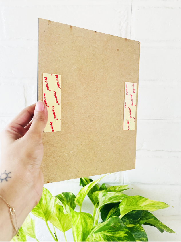 A superhero lives here | 9 x 7 inches Wooden Boards