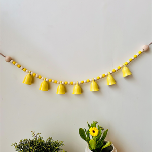 KHANAK | Ceramic bells bunting  - SUNSHINE ON A STRING