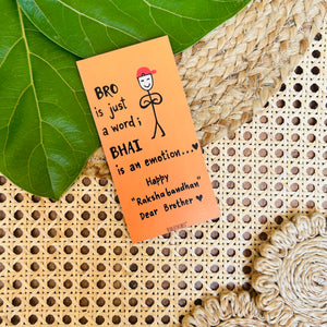 BRO is just a word | Rakhi Fridge Magnet