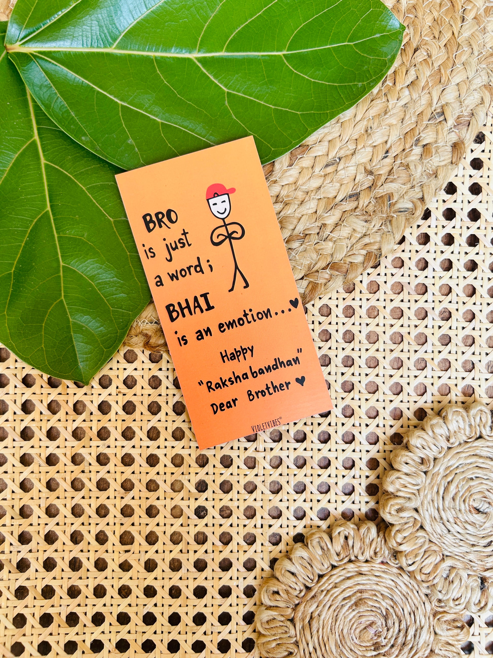 BRO is just a word | Rakhi Fridge Magnet