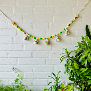 KHANAK | Ceramic bells bunting  - AMALTAS
