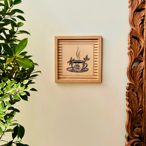 Still Stories | Tea | Doodled Glass Wall Frame