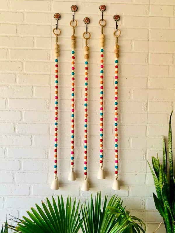 Backdrop Bells with small bells | Including Ceramic Hooks