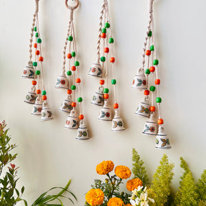 MARIGOLD | Set of 4 Symphony Chimes with 4 Ceramic Hooks
