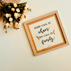 Still Stories | Family | Quoted Glass Wall Frame