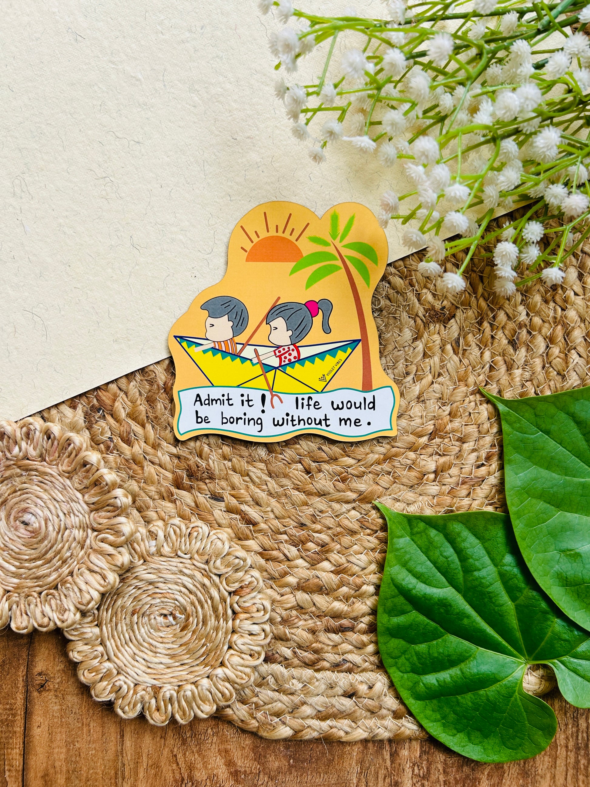 Without me | Rakhi Fridge Magnet