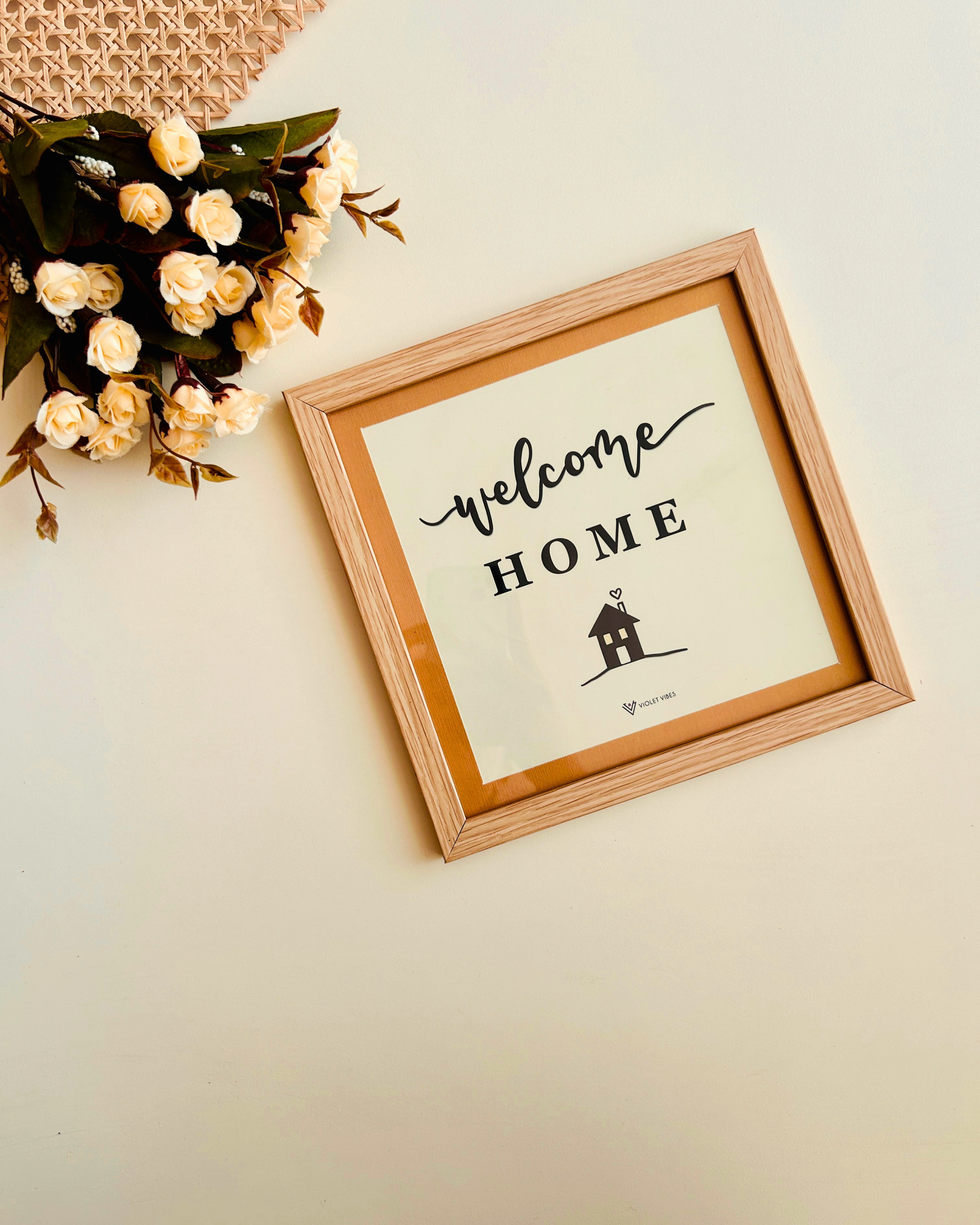 Still Stories | Welcome Home | Quoted Glass Wall Frame
