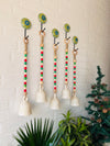 CHRISTMAS SPECIAL | SET OF FIVE | Ceramic Beaded Bells with Ceramic Hooks (BUY 4 GET 1 FREE)