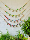 KHANAK | Ceramic bells bunting  - Yellow and Green Edition