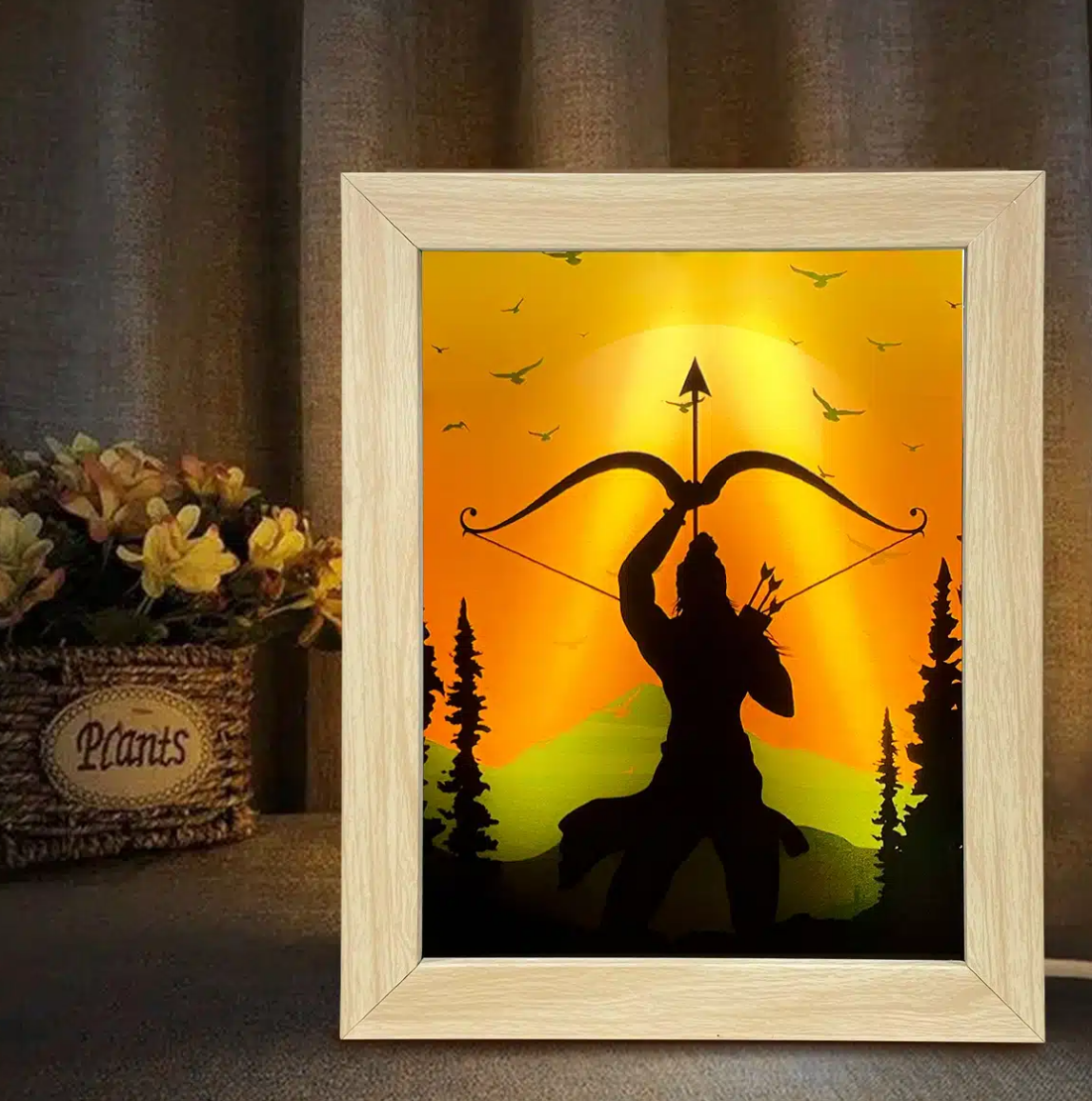 Lord RAMA LED Frame | With 12v Adpater – VioletVibes