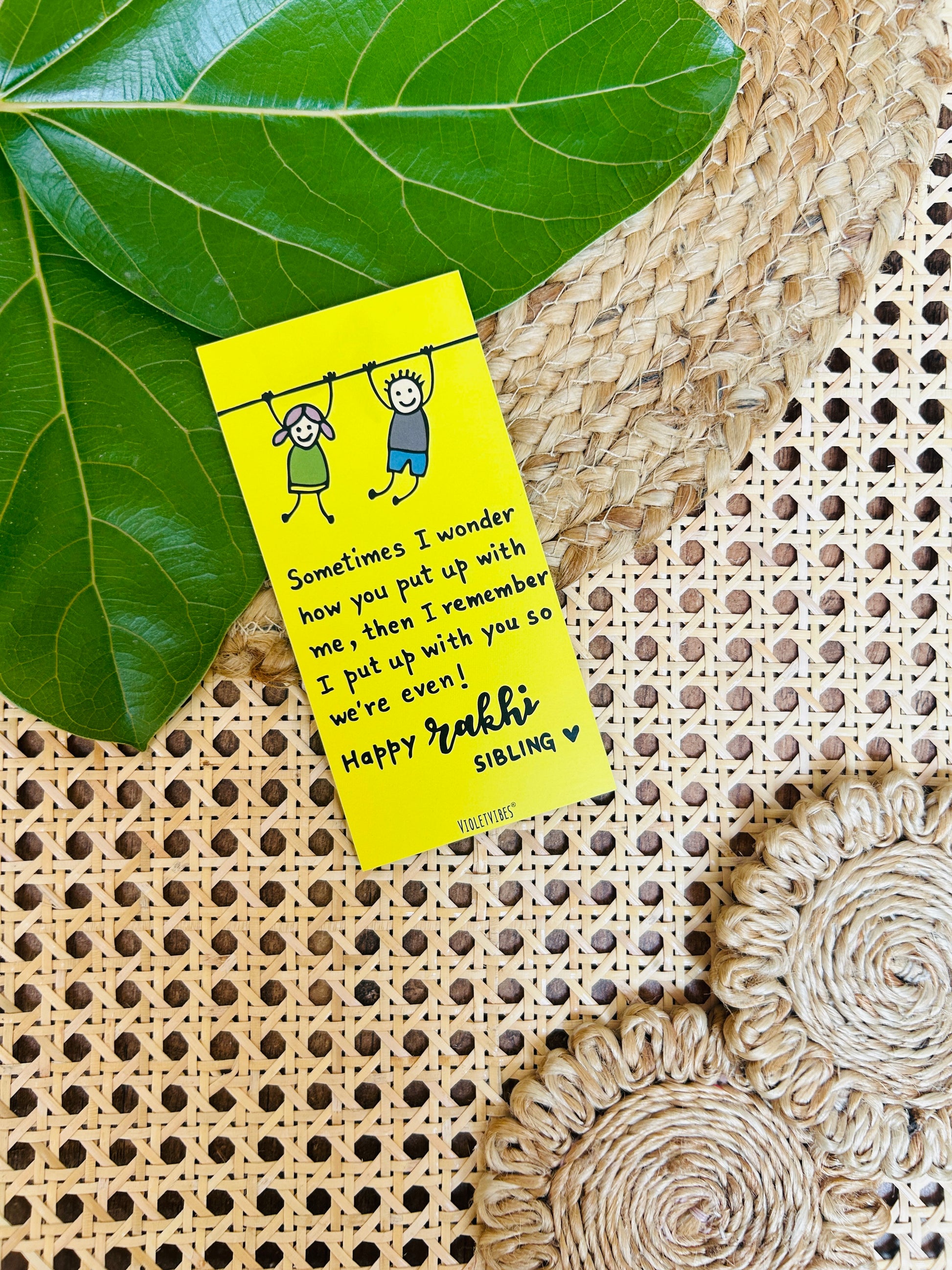 Sometimes I wonder | Rakhi Fridge Magnet