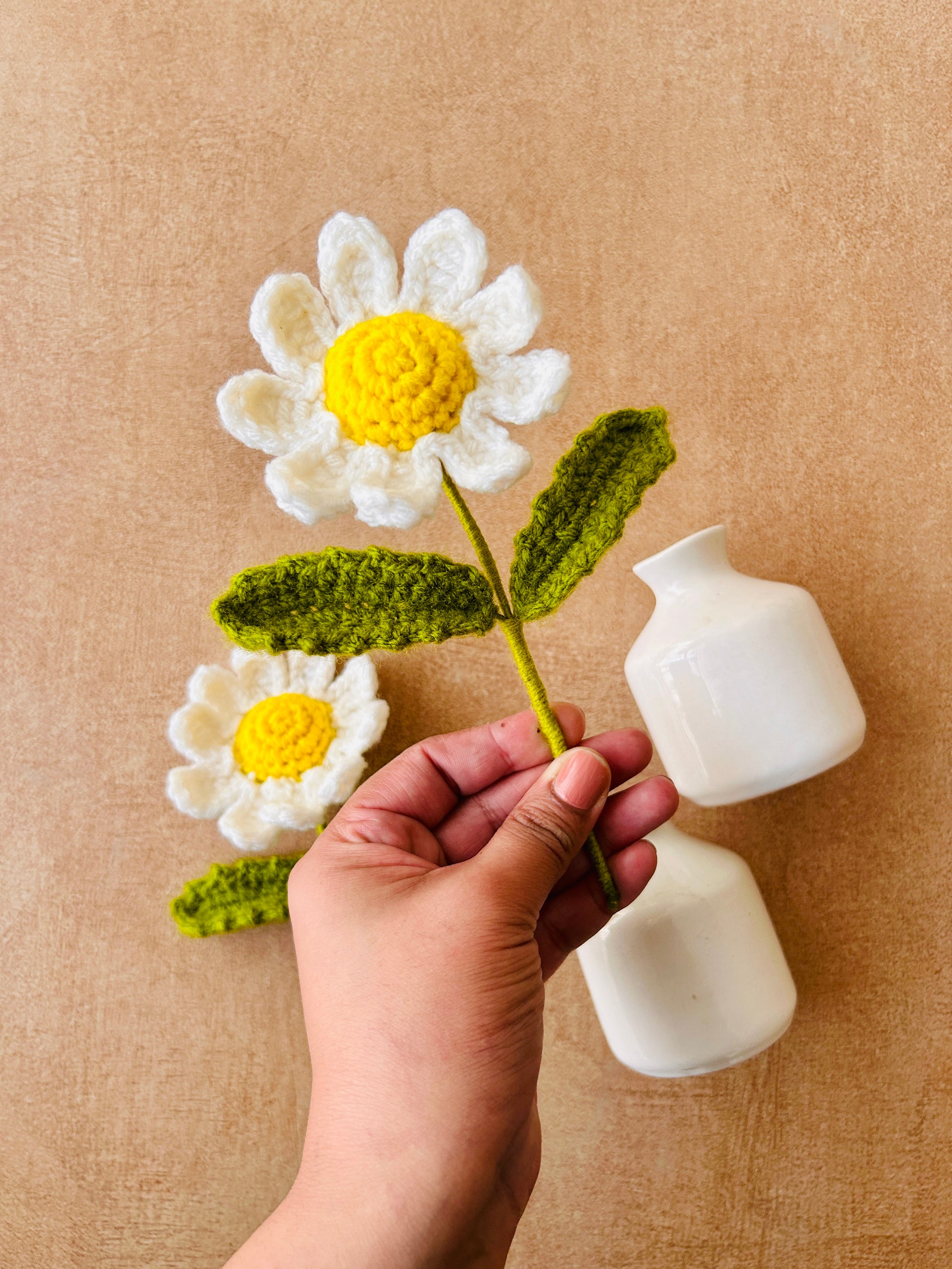 Mac-crochet Collection | Life is Beautiful wall set up | with macrame hangers and crochet flowers