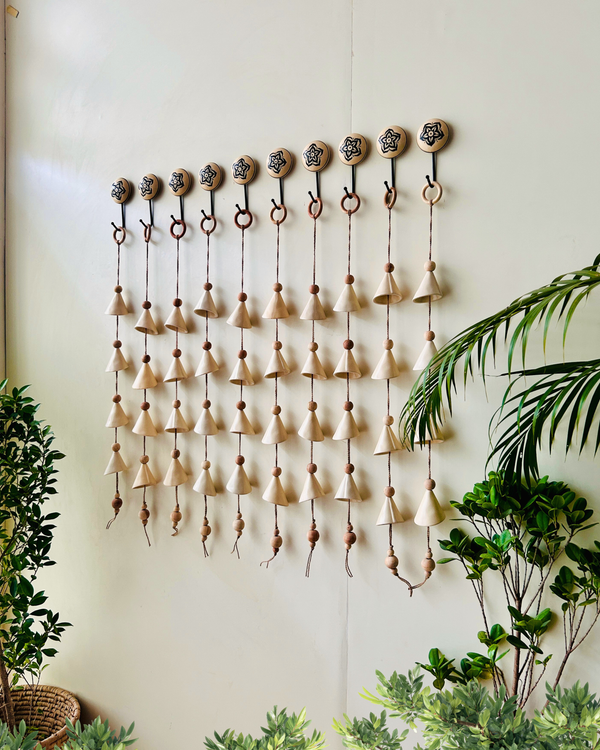 Boho Ivory Ceramic Drops with Ceramic Hooks