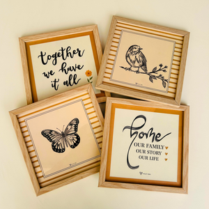 Still Stories Wall Set with Boho Ivory Bells