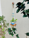 Knot and Bead | Macrame Shelf with planter and hook