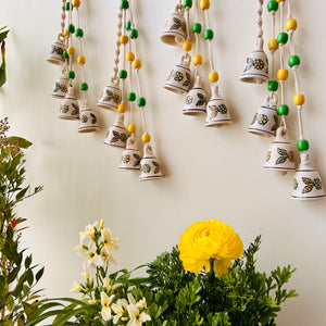 AMALTAS | Set of 4 Symphony Chimes with 4 Ceramic Hooks
