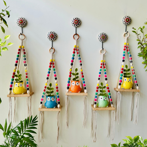 RAINBOW 'KNOT' WALL SHELVES