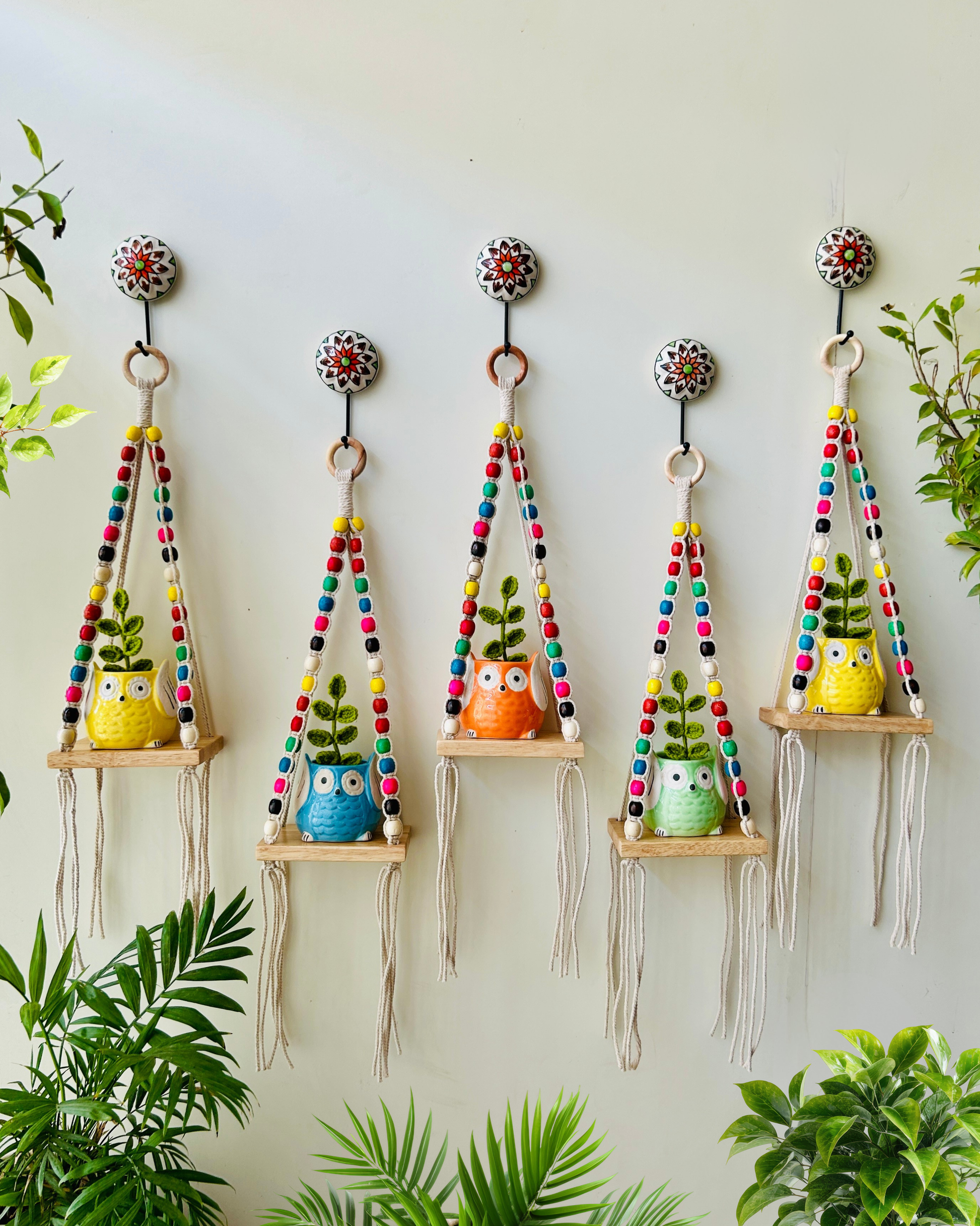 RAINBOW 'KNOT' WALL SHELVES