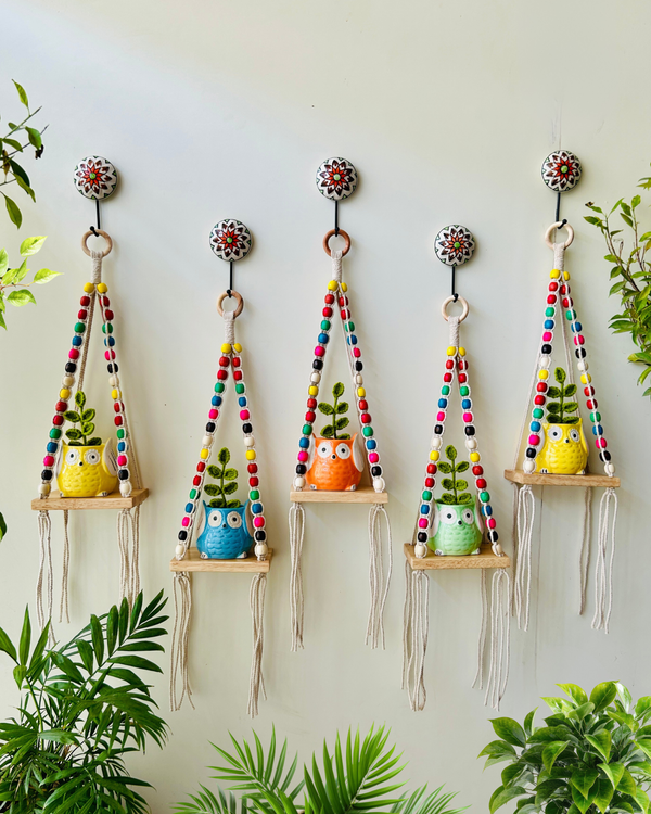 RAINBOW 'KNOT' WALL SHELVES