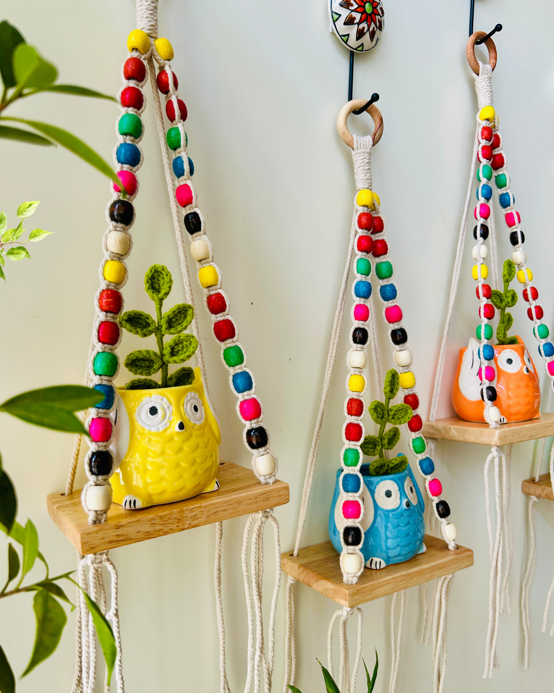 RAINBOW 'KNOT' WALL SHELVES