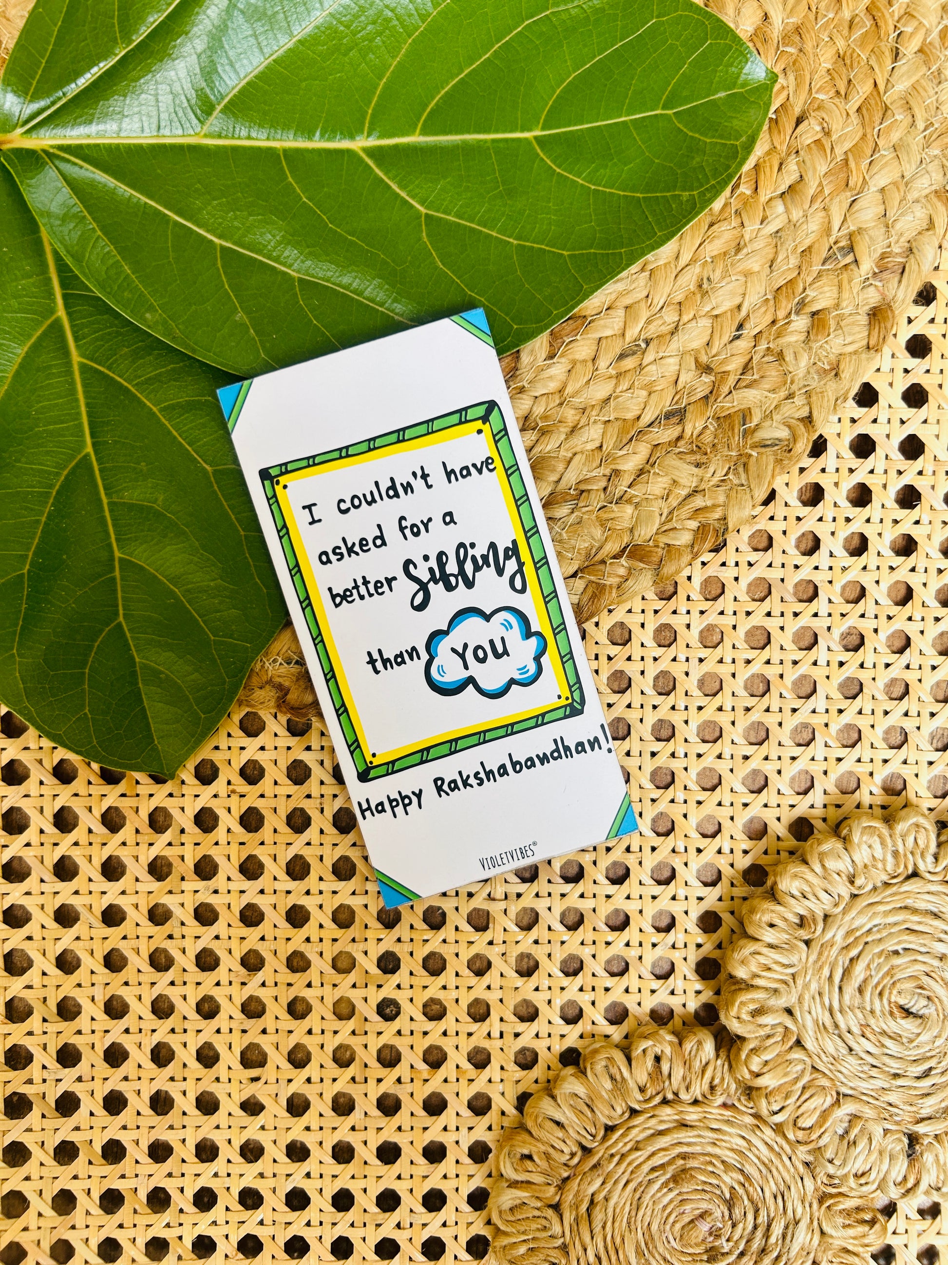 I couldn't have asked for better Sibling | Rakhi Fridge Magnet