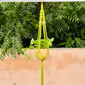 Colorful Macrame Air Planters| Available in 6 different colors (Planter not included)