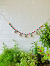 KHANAK | Ceramic bells bunting  - Red & Blue Edition