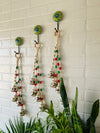 X-MAS | Symphony Chimes | Bunch of 4 (mini) bells with Ceramic Hook | Set of 3