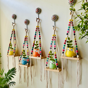 RAINBOW 'KNOT' WALL SHELVES