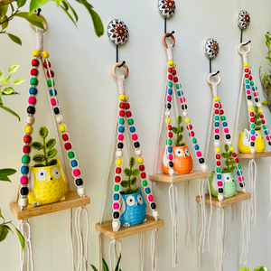 RAINBOW 'KNOT' WALL SHELVES