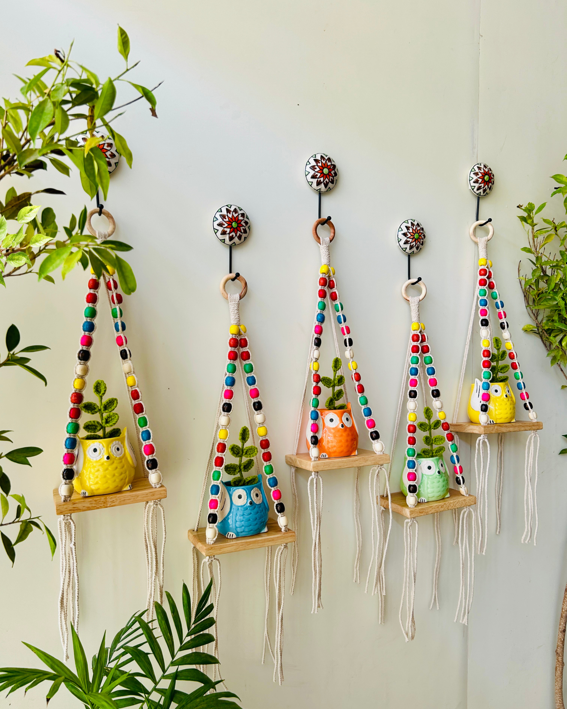 RAINBOW 'KNOT' WALL SHELVES
