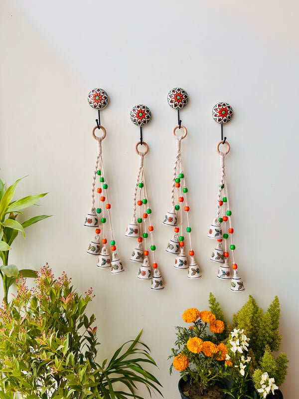 MARIGOLD | Set of 4 Symphony Chimes with 4 Ceramic Hooks