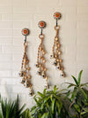 RUSTIC | Symphony Chimes | Bunch of 4 (mini) bells with Ceramic Hook