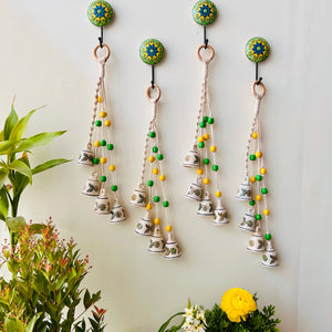 AMALTAS | Set of 4 Symphony Chimes with 4 Ceramic Hooks