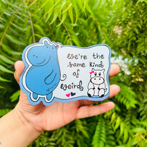 Same kind of weird | Rakhi Fridge Magnet